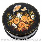 Лаковая миниатюра шкатулка "Лето". Холуй