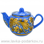 Чайник заварочный 0,5 л "Кудрина". Хохлома