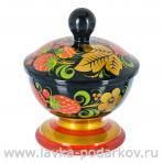 Солонка "Былинка". Хохлома