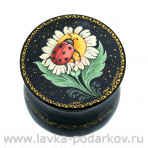 Шкатулка с художественной росписью "Божья коровка"