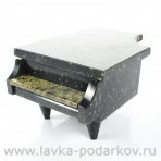 Шкатулка "Рояль" из змеевика