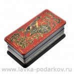 Лаковая миниатюра Шкатулка "Глухарь". Холуй