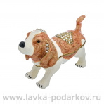 Шкатулка "Собака". Традиции Фаберже