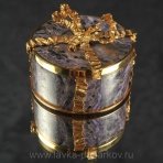Шкатулка "Подарок" (чароит)