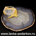 Икорница в питейном наборе. Златоуст