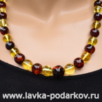 Янтарные бусы "Немка"