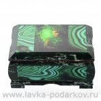 Шкатулка "Хозяйка медной горы" каменная