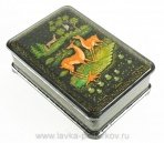 Шкатулка "По мотивам сказки "Лани"" Палех