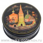 Лаковая миниатюра шкатулка "Кидекша". Холуй