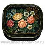 Шкатулка с художественной росписью "Цветы"