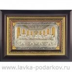 Панно "Тайная Вечеря" серебрение