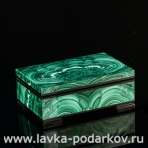 Шкатулка малахитовая для украшений