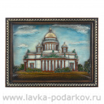 Панно деревянное "Исаакиевский собор" 50х38 см