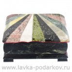 Шкатулка с мозайкой из камня 