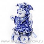 Штоф "Петрушка" Гжель 