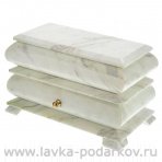 Шкатулка из камня мрамор