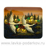 Шкатулка с художественной росписью "Русский север"