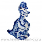 Штоф фарфоровый "Дракон". Гжель