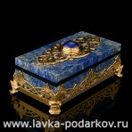 Шкатулка из камня лазурит. Златоуст