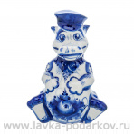 Штоф фарфоровый "Дракон". Гжель