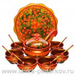 Набор для первых блюд хохлома