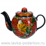 Чайник заварочный 0,5 л "Ягодки". Хохлома