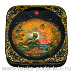 Шкатулка с художественной росписью "Коробейник"