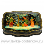 Шкатулка с художественной росписью "У колодца"