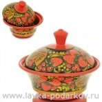 Маслёнка (в ассортименте) Хохлома