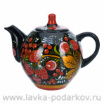Чайник заварочный 0,4 л "Ягодки". Хохлома