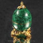 Шкатулка "Фаберже" (малахит)