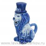 Чайник коллекционный "Лев". Гжель