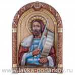 Икона деревянная "Александр Невский" 75х53 см