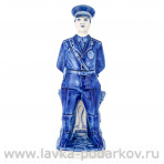Штоф фарфоровый "Полицейский". Гжель