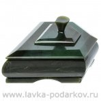 Шкатулка из камня нефрит Златоуст