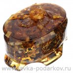 Шкатулка из янтаря