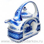 Чайник "Сказка"  Гжель 