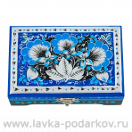 Деревянная шкатулка "Цветы". Хохлома