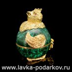 Шкатулка из камня "Цыпленок" пасхальная