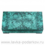 Шкатулка для купюр из малахита