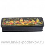 Лаковая миниатюра шкатулка "Ростов Великий. Кремль". Холуй