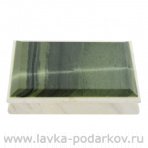Шкатулка из натурального камня Мрамор, змеевик
