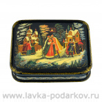 Шкатулка с художественной росписью "Купец Калашников"