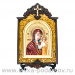Икона янтарная "Казанская Божья Матерь" 34х56 см