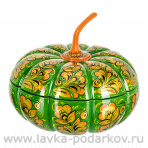 Шкатулка "Тыква". Хохлома