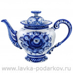 Чайник "Подарочный". Гжель