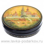 Лаковая миниатюра шкатулка "Кидекша". Холуй