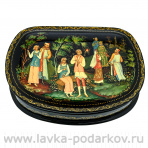 Шкатулка с художественной росписью "Снегурочка"