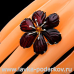Кольцо из серебра с янтарем