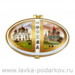 Шкатулка фарфоровая "Москва"